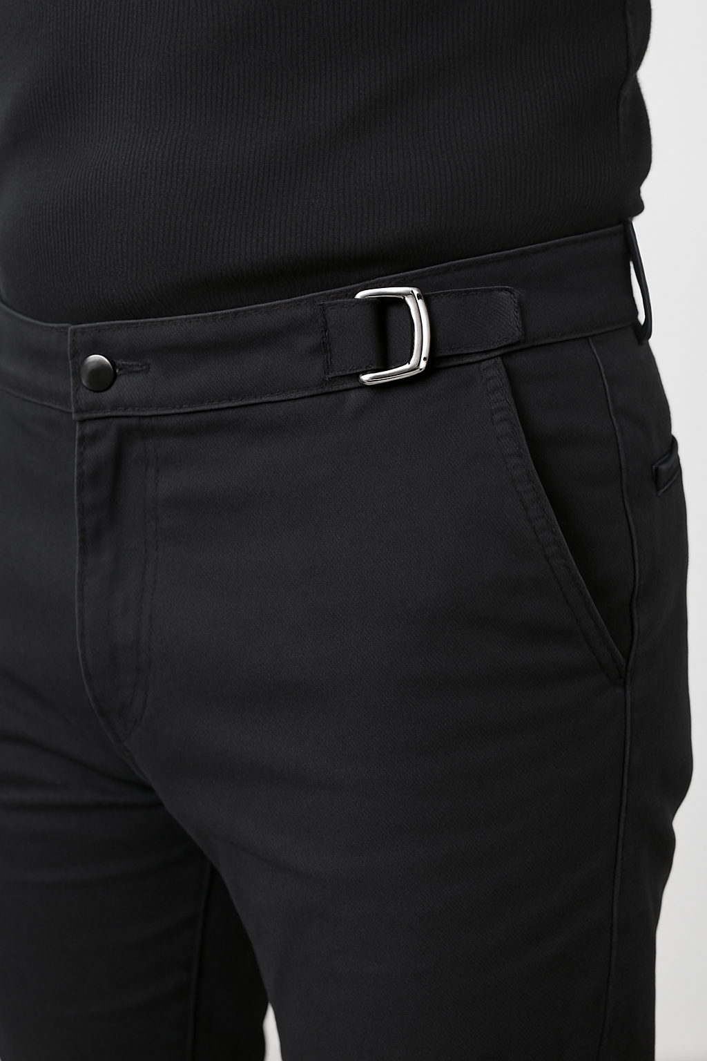 Power Elegance Belt: Pantalón para hombre con hebilla ajustable que transforma tu estilo