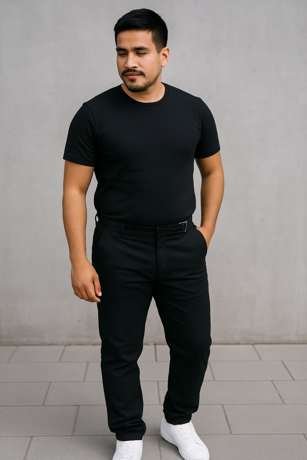 Power Elegance Belt: Pantalón para hombre con hebilla ajustable que transforma tu estilo