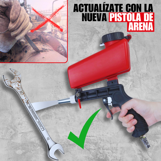 Pistola profesional de arena para restauración y tratamiento de superficies - Sanblaster Pro