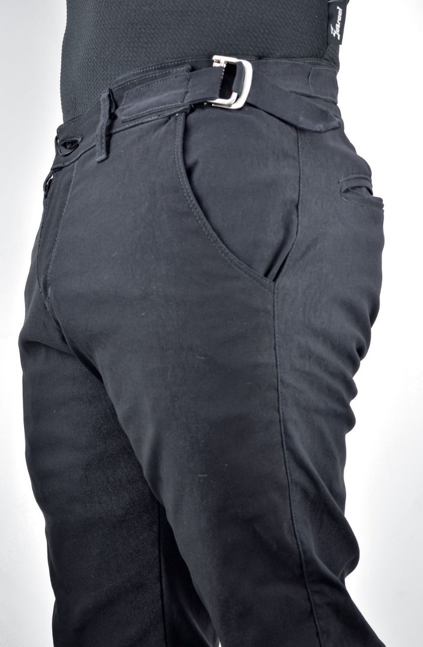 Power Elegance Belt: Pantalón para hombre con hebilla ajustable que transforma tu estilo