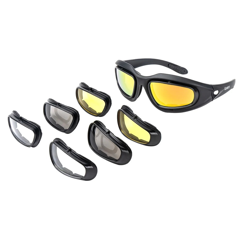 Gafas Polarizadas Intercambiables para Motociclistas - ProShield Rider™