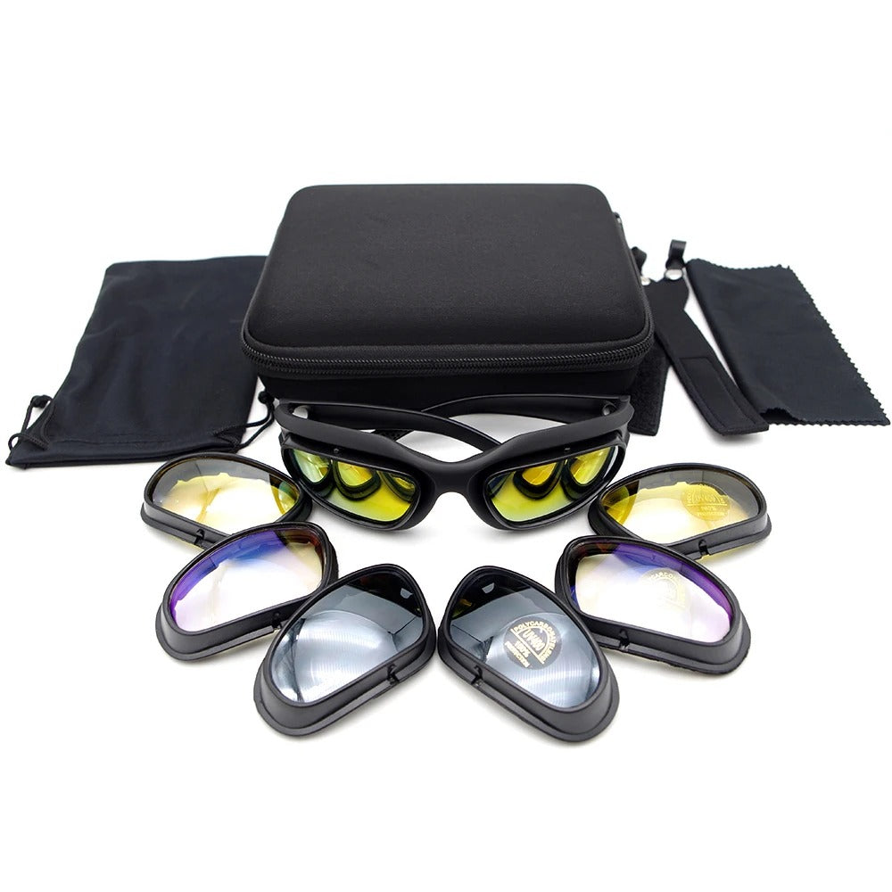 Gafas Polarizadas Intercambiables para Motociclistas - ProShield Rider™