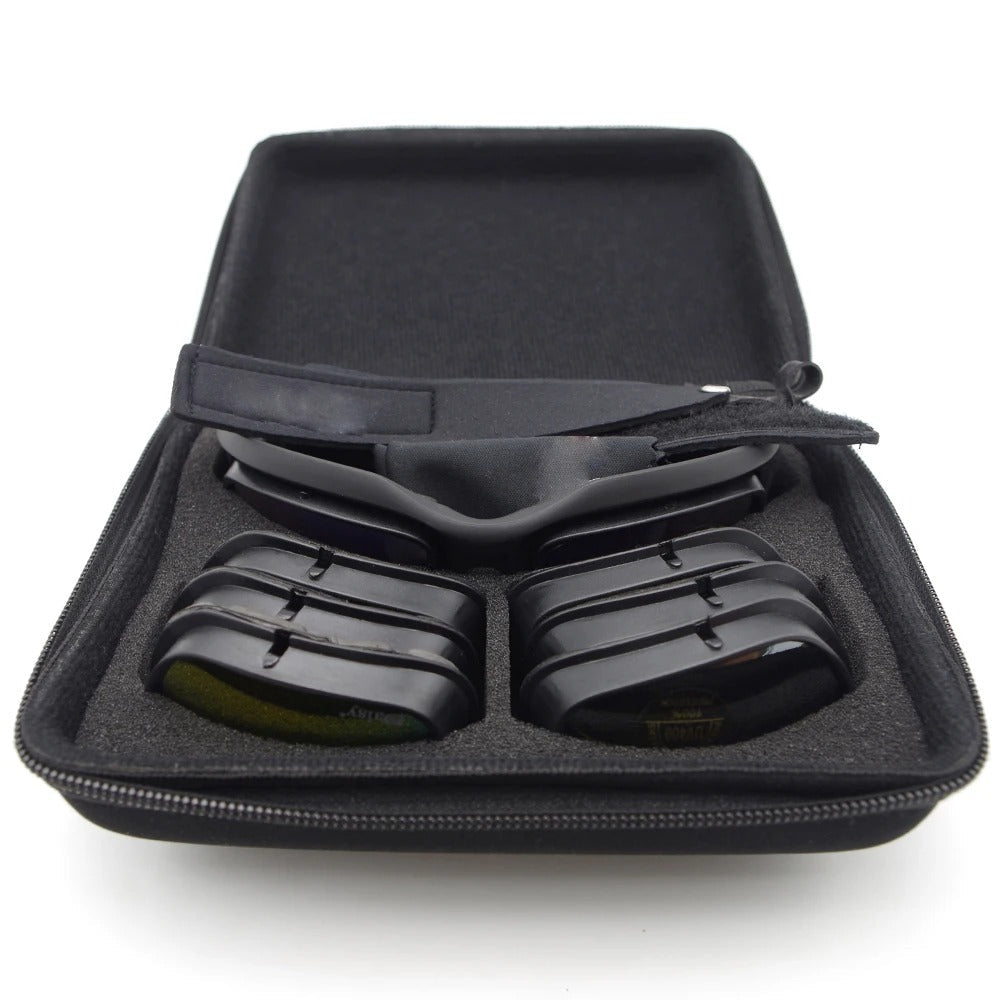 Gafas Polarizadas Intercambiables para Motociclistas - ProShield Rider™